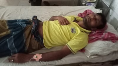 আহত আলমগীর হোসেন