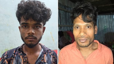 বাঁ থেকে ফয়সাল হাসান ও শাহ জালাল