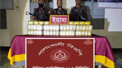 উদ্ধার হওয়া ইয়াবা