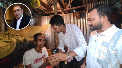সুলতান বাপ্পীর সঙ্গে ভিডিও কলে কথা বলেন কেন্দ্রীয় ছাত্রদলের সভাপতি রাকিবুল ইসলাম রাকিব ও সাধারণ সম্পাদক নাছির উদ্দিন, ইনসেটে তারেক রহমান