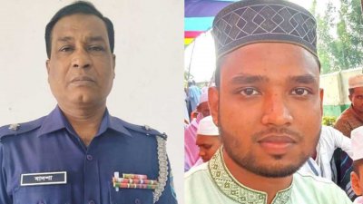 সাঘাটা থানার ভারপ্রাপ্ত কর্মকর্তা (ওসি) বাদশা আলম এবং কলেজছাত্র ও ছাত্রশিবিরের নেতা সিজু মিয়া