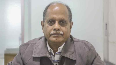 সাংবাদিক বিভুরঞ্জন সরকার। ছবি: সাজ্জাদ হোসেন