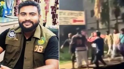 রাজশাহীতে ডিবির সাবেক এসআইকে গণপিটুনি দিয়ে পুলিশে সোপর্দ