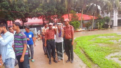 নির্বাচনি প্রশিক্ষণে আনসার সদস্যরা