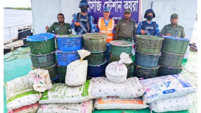 জব্দ করা কাঁকড়া