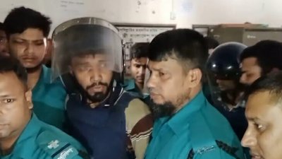 পুলিশের হেফােজতে ইব্রাহিম হোসেন মুন্না