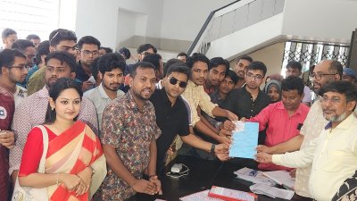 রাকসু নির্বাচনের জন্য ছাত্রদলের মনোনয়ন সংগ্রহ
