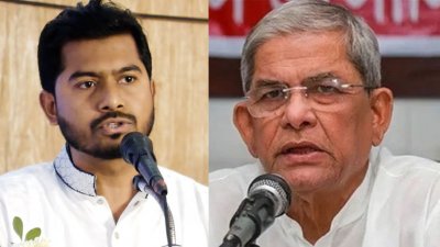 নুরুল হক নুর ও মির্জা ফখরুল ইসলাম আলমগীর