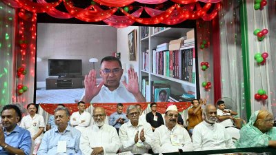 বিএনপির প্রতিষ্ঠাবার্ষিকীর আলোচনা সভায় বক্তব্য রাখছেন তারেক রহমান