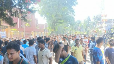 শিক্ষার্থীদের বিক্ষোভ মিছিল