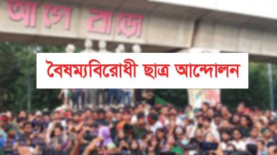 বৈষম্যবিরোধী ছাত্র আন্দোলন (ফাইল ছবি)
