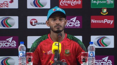 সংবাদ সম্মেলনে কথা বলেছেন তানজিদ হাসান।