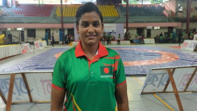 বাংলাদেশ পুলিশের হালিমা আক্তার/বাংলা ট্রিবিউন