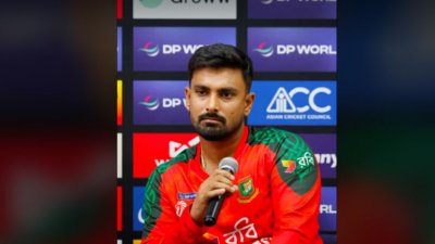 অধিনায়কদের সংবাদ সম্মেলনে কথা বলেছেন লিটন দাস।
