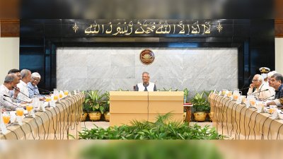 তেজগাঁওয়ে প্রধান উপদেষ্টার কার্যালয়ে অনুষ্ঠিত হয় উপদেষ্টা পরিষদের বৈঠক, ছবি: প্রেস উইং