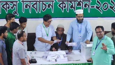 জাকসু নির্বাচনের ভোটগণনা