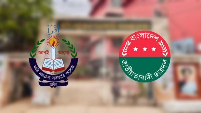 কবি নজরুল কলেজ ও ছাত্রদলের লোগো