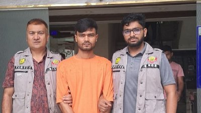 গ্রেফতার মো. স্বাধীন মিয়া/বাংলা ট্রিবিউন