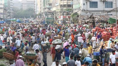 কাওরানবাজার এলাকা। (ফাইল ছবি/ বাংলা ট্রিবিউন)