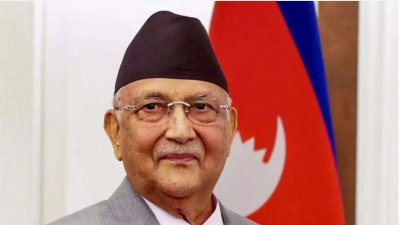নেপালের সাবেক প্রধানমন্ত্রী কে পি শর্মা ওলি। ছবি: রয়টার্স।