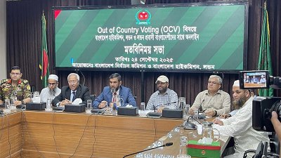 লন্ডনে বাংলাদেশ হাই কমিশন ও লন্ডন প্রবাসী বাংলাদেশীদের সঙ্গে ইসির অনলাইন মতবিনিময় সভা