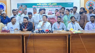 সারজিস আলমের সংবাদ সম্মেলন