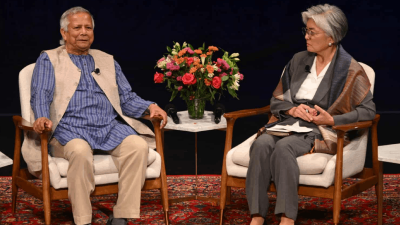 নিউইয়র্কে এশিয়া সোসাইটি ও এশিয়া সোসাইটি পলিসি ইনস্টিটিউট আয়োজিত অনুষ্ঠানে প্রধান উপদেষ্টা