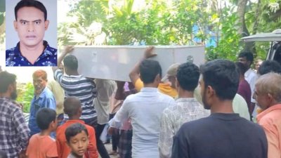 শেষবারের মতো দেখতে গ্রামের শত শত মানুষ ছুটে আসেন