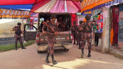 পূজামণ্ডপের নিরাপত্তায় বিজিবি