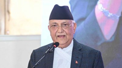 কে পি শর্মা ওলি। ফাইল ছবি: খবর হাব ইংলিশ
