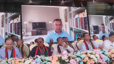কুমিল্লার সম্মেলনে ভার্চুয়ালি যুক্ত হয়ে বক্তব্য দেন তারেক রহমান