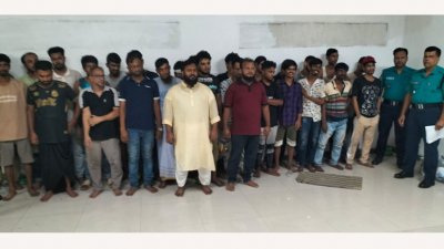 গ্রেফতারকৃতদের আদালতে পাঠানো হয়েছে