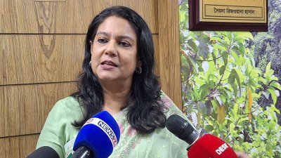 কথা বলছেন  সৈয়দা রিজওয়ানা হাসান