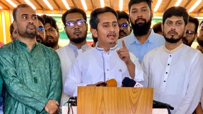 এনসিপির রাজশাহী জেলা ও মহানগর সমন্বয় সভায় সারজিস আলম