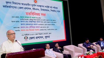 মতবিনিময় সভায় প্রধান অতিথির বক্তৃতায় উপদেষ্টা ফারুক-ই-আজম বীর প্রতীক