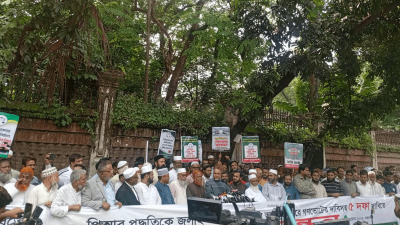 বক্তব্য দিচ্ছেন ডা. সৈয়দ আব্দুল্লাহ মো. তাহের