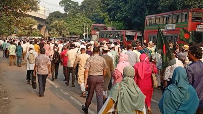 বেসরকারি এমপিওভুক্ত শিক্ষকদের ‘মার্চ টু সচিবালয়’ কর্মসূচি শুরু হয়েছে/বাংলা ট্রিবিউন