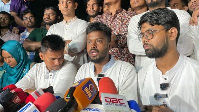 ছাত্রদল প্যানেলের সংবাদ সম্মেলন