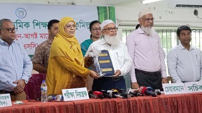 কুমিল্লা শিক্ষা বোর্ডের চেয়ারম্যান প্রফেসর শামছুল ইসলাম সকাল ১০টায় সংবাদ সম্মেলনে ফল ঘোষণা করেন