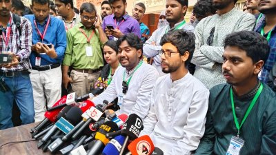 শিবির প্যানেলের সংবাদ সম্মেলন