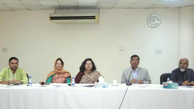 কর্মশালায় প্রধান অতিথির বক্তব্য দেন ইউজিসি সদস্য অধ্যাপক ড. মোহাম্মদ আনোয়ার হোসেন