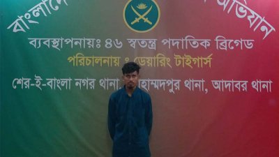 গ্রেফতার মো. মিলন