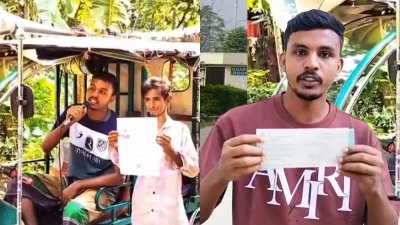 রাব্বির মাইকিং ও চেক পাওয়ার পর