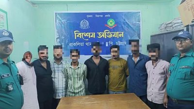 যুবদলের আট কর্মীকে গ্রেফতার করেছে পুলিশ