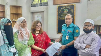 শাহবাগ থানায় মামলা দায়ের করেছেন শেহরীন আনিম ভূঁইয়া মোনামী/বাংলা ট্রিবিউন