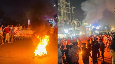 বিক্ষোভে উত্তাল সীতাকুণ্ড