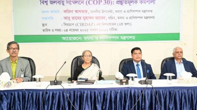বিশ্ব জলবায়ু সম্মেলনের (কপ-৩০) প্রস্তুতিমূলক কর্মশালা