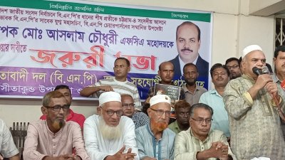 সীতাকুণ্ড বিএনপির একাংশের সংবাদ সম্মেলন
