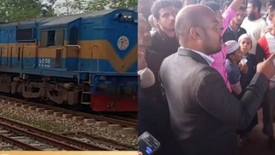 ছেড়ে যাওয়া ট্রেনটি ফিরলো বড় কর্মকর্তার জন্য