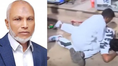 বিএনপি প্রার্থী ও মহানগর বিএনপির আহ্বায়ক এরশাদ উল্লাহ গণসংযোগের সময় গুলিবিদ্ধ হয়েছেন
